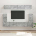 vidaXL Zestaw szafek RTV 5 pcs Betonowy szary Materiał drewnopochodny