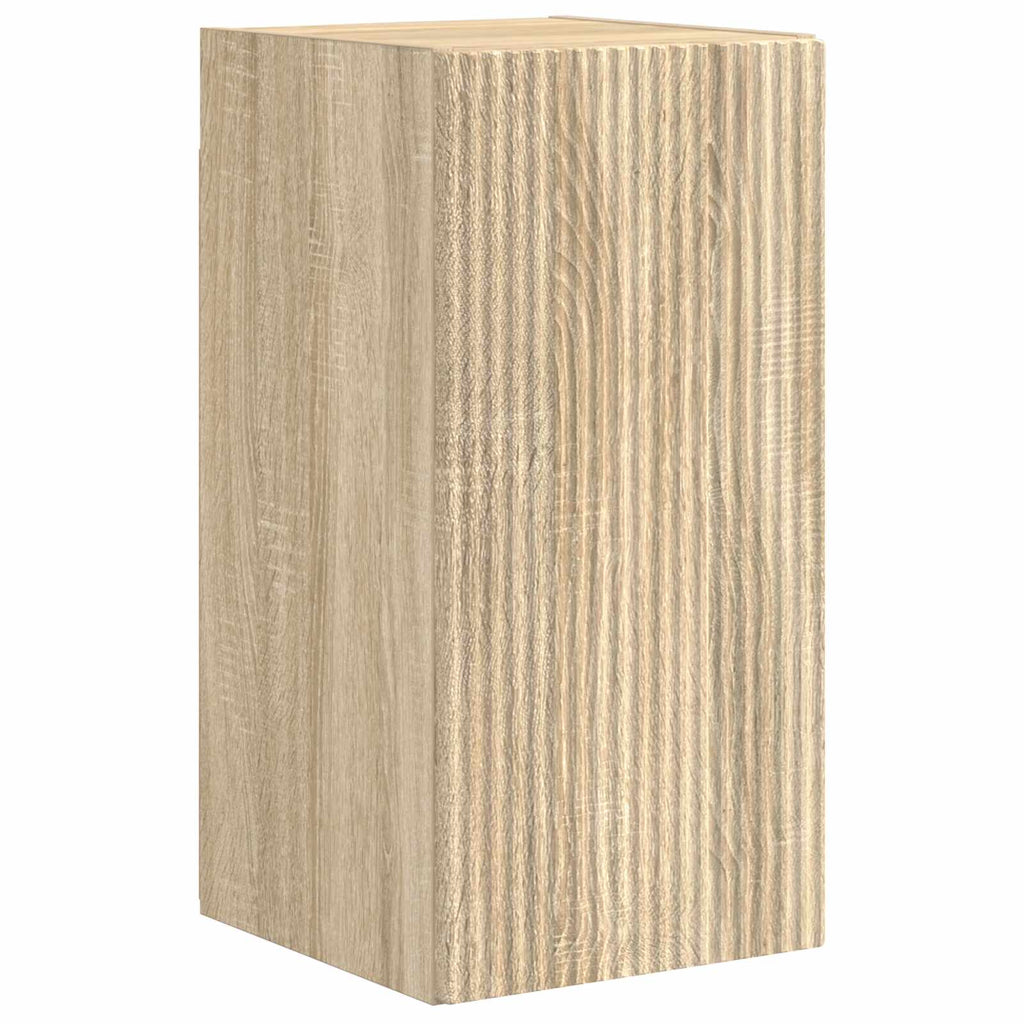 vidaXL Zestaw szafek RTV 4 pcs Dąb Sonoma Materiał drewnopochodny
