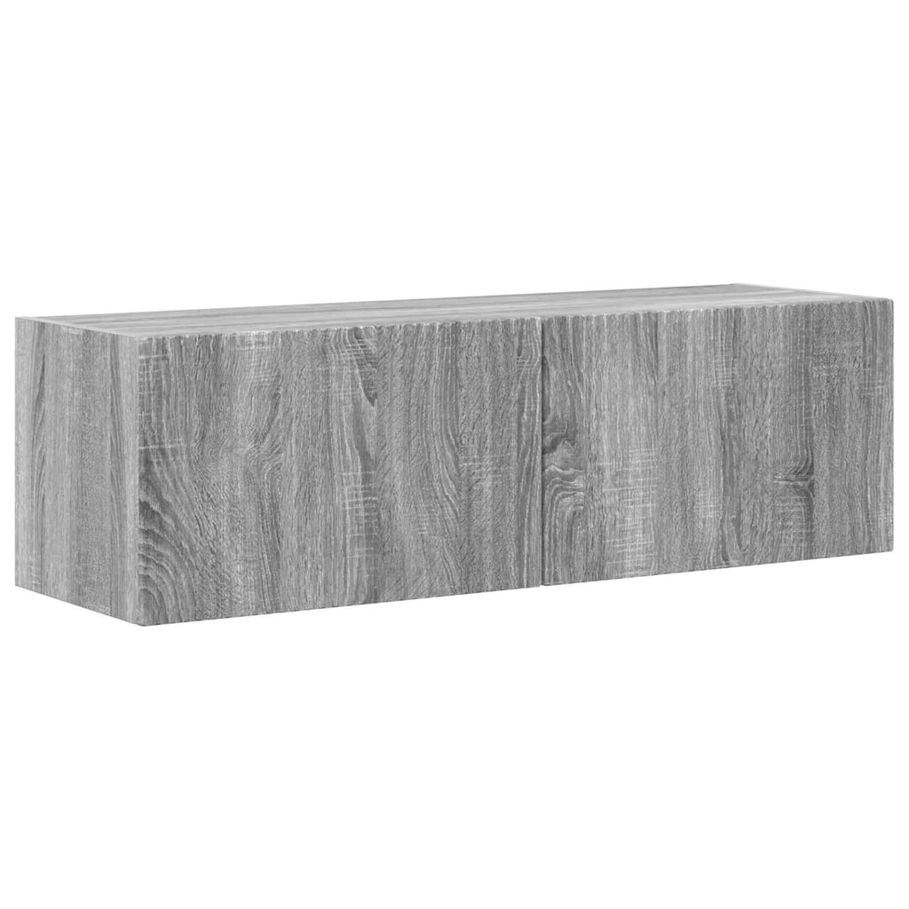 vidaXL Zestaw szafek RTV 4 pcs Szary Sonoma Materiał drewnopochodny