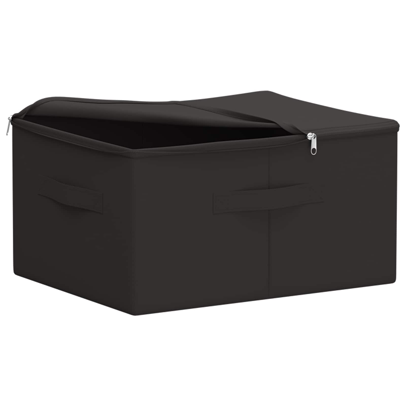 vidaXL Skrzynia do przechowywania 24 pcs antracytowy 43 x 34 x 23 cm