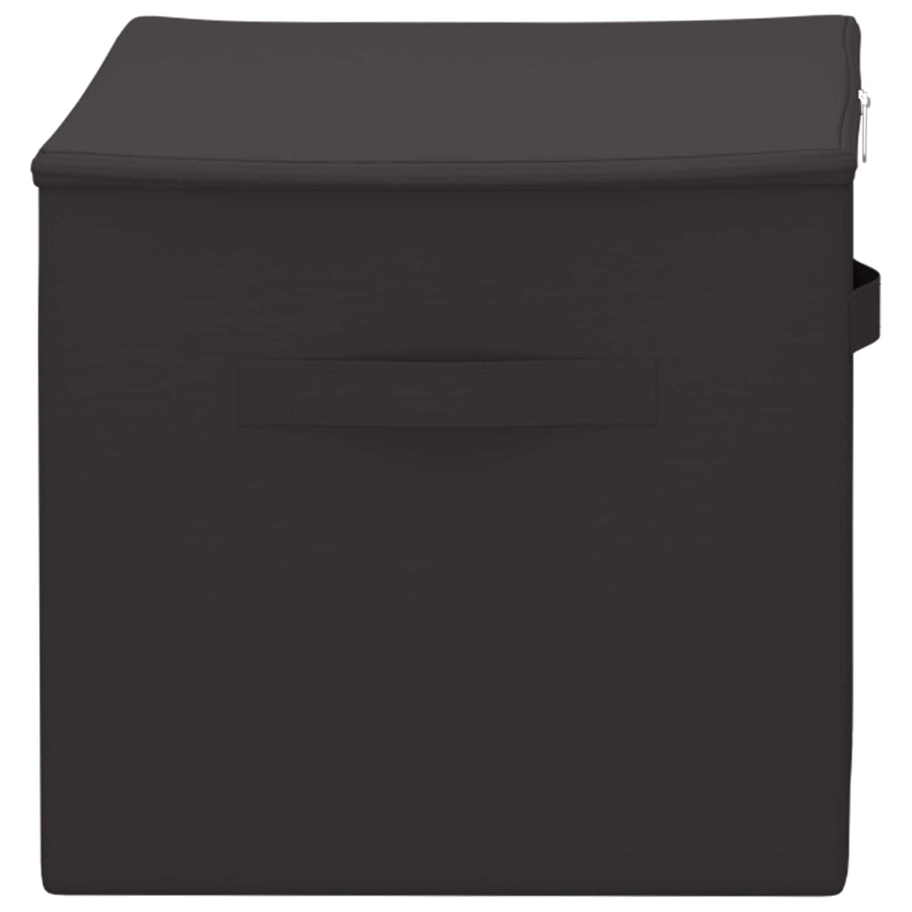 vidaXL Skrzynia do przechowywania 6 pcs antracytowy 55 x 35 x 32 cm