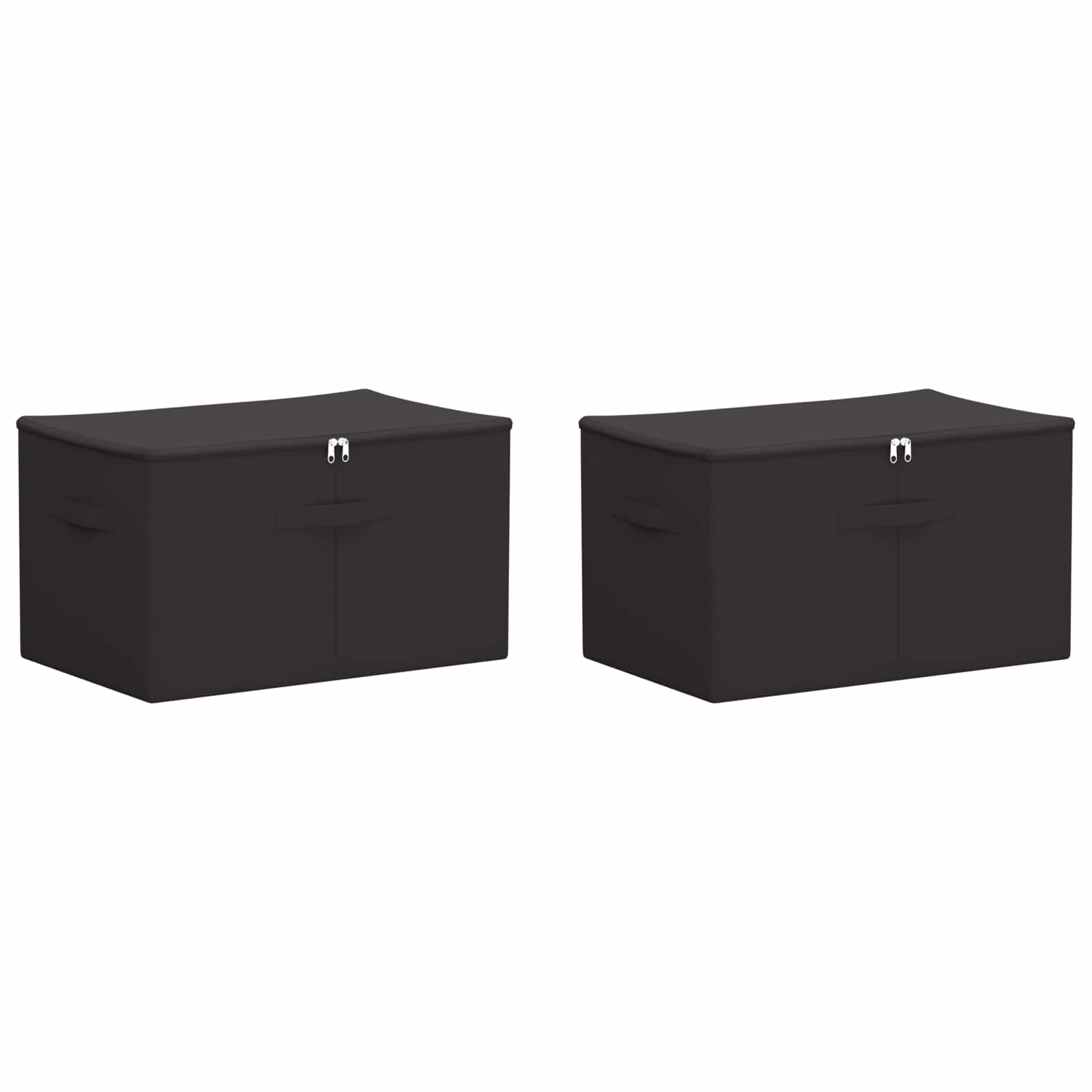 vidaXL Skrzynia do przechowywania 2 pcs antracytowy 60 x 43 x 35 cm