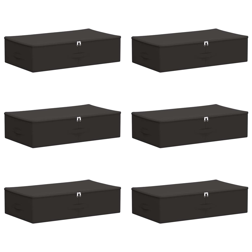 vidaXL Skrzynia do przechowywania 6 pcs antracytowy 70 x 40 x 18 cm