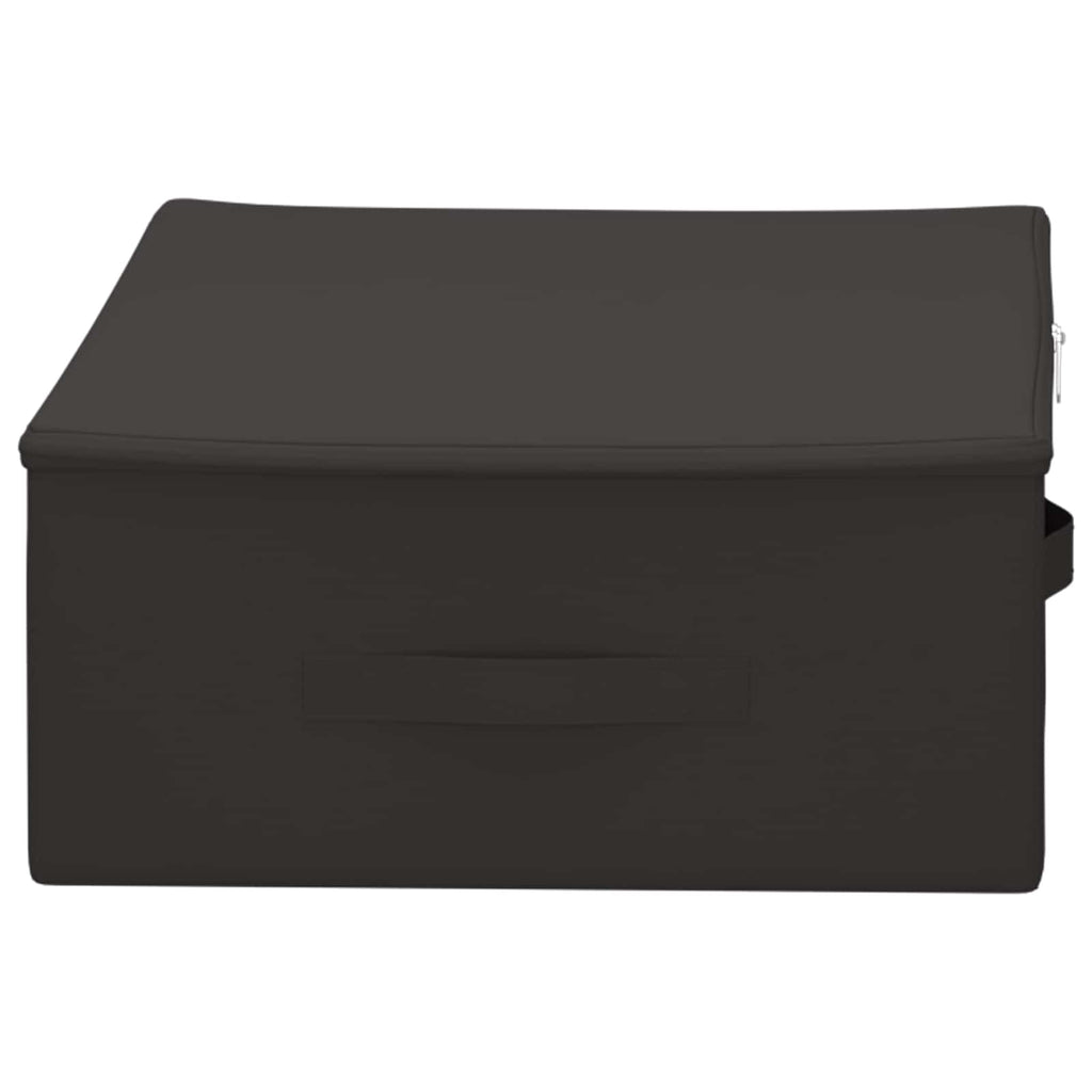 vidaXL Skrzynia do przechowywania 24 pcs antracytowy 70 x 40 x 18 cm