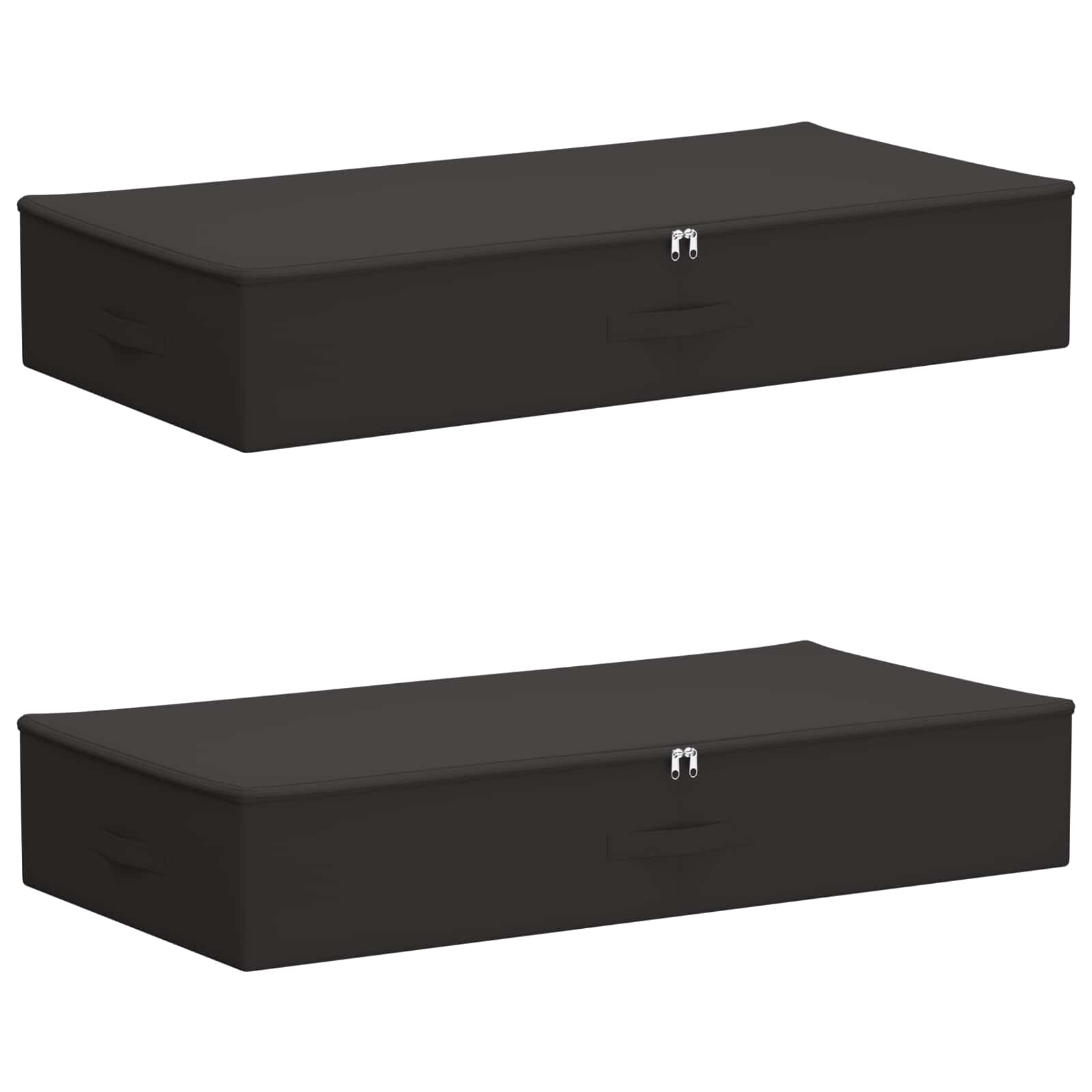 vidaXL Skrzynia do przechowywania 2 pcs antracytowy 90 x 48 x 15 cm