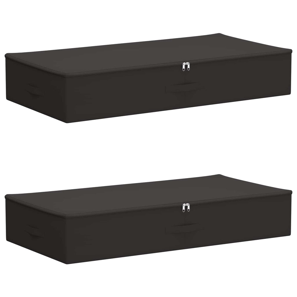 vidaXL Skrzynia do przechowywania 2 pcs antracytowy 100 x 50 x 18 cm