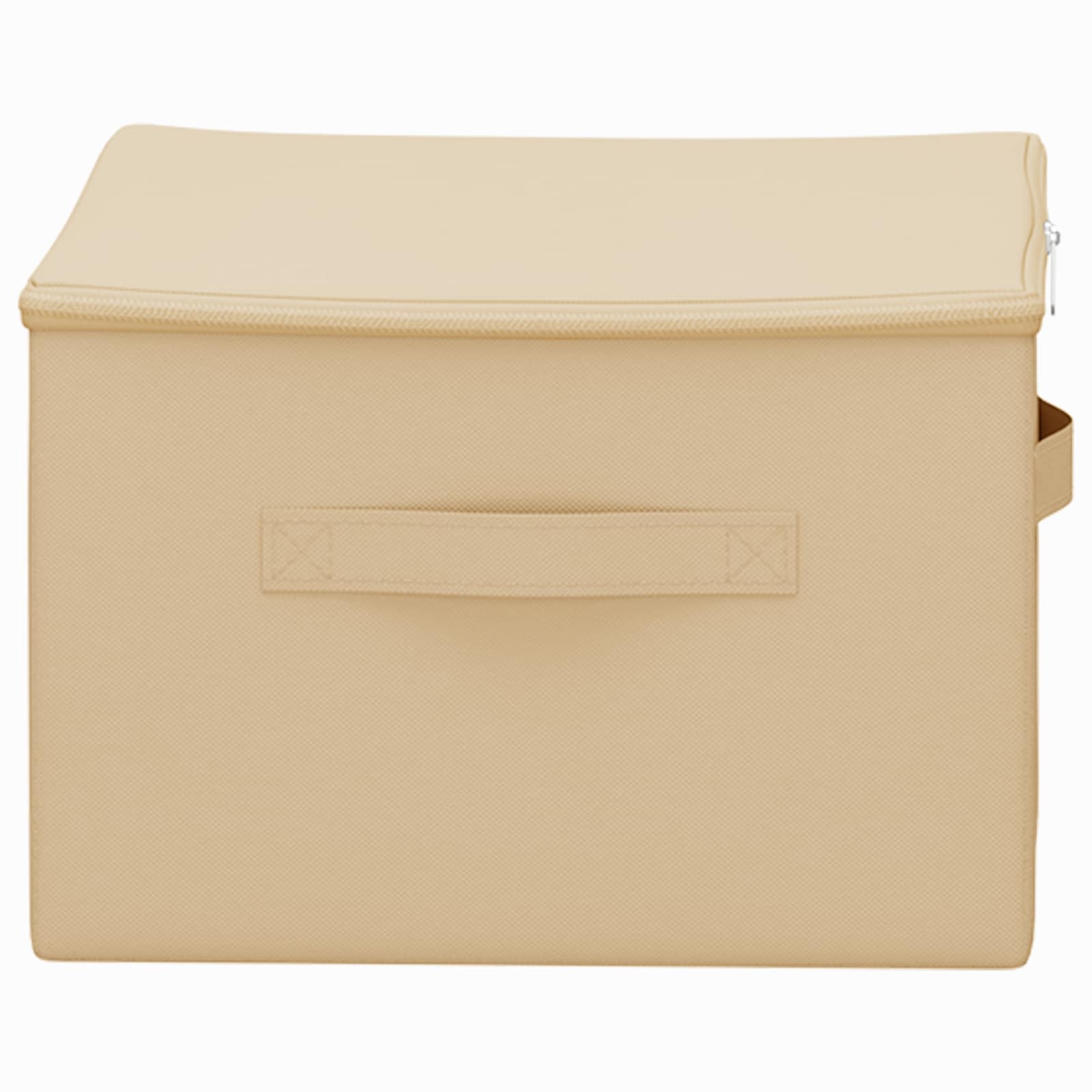 vidaXL Skrzynia do przechowywania 6 pcs kremowy 43 x 34 x 23 cm