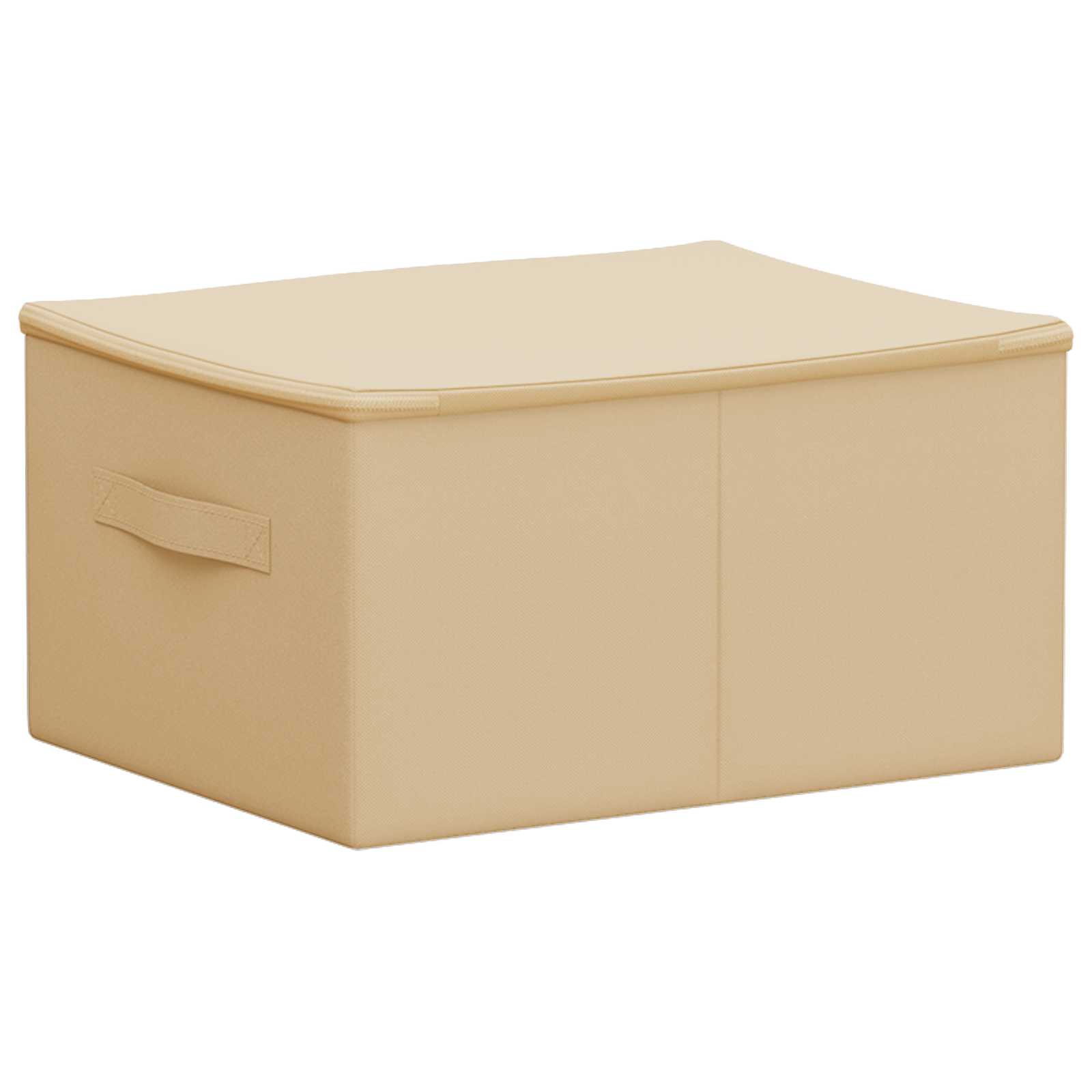 vidaXL Skrzynia do przechowywania 6 pcs kremowy 50 x 30 x 25 cm