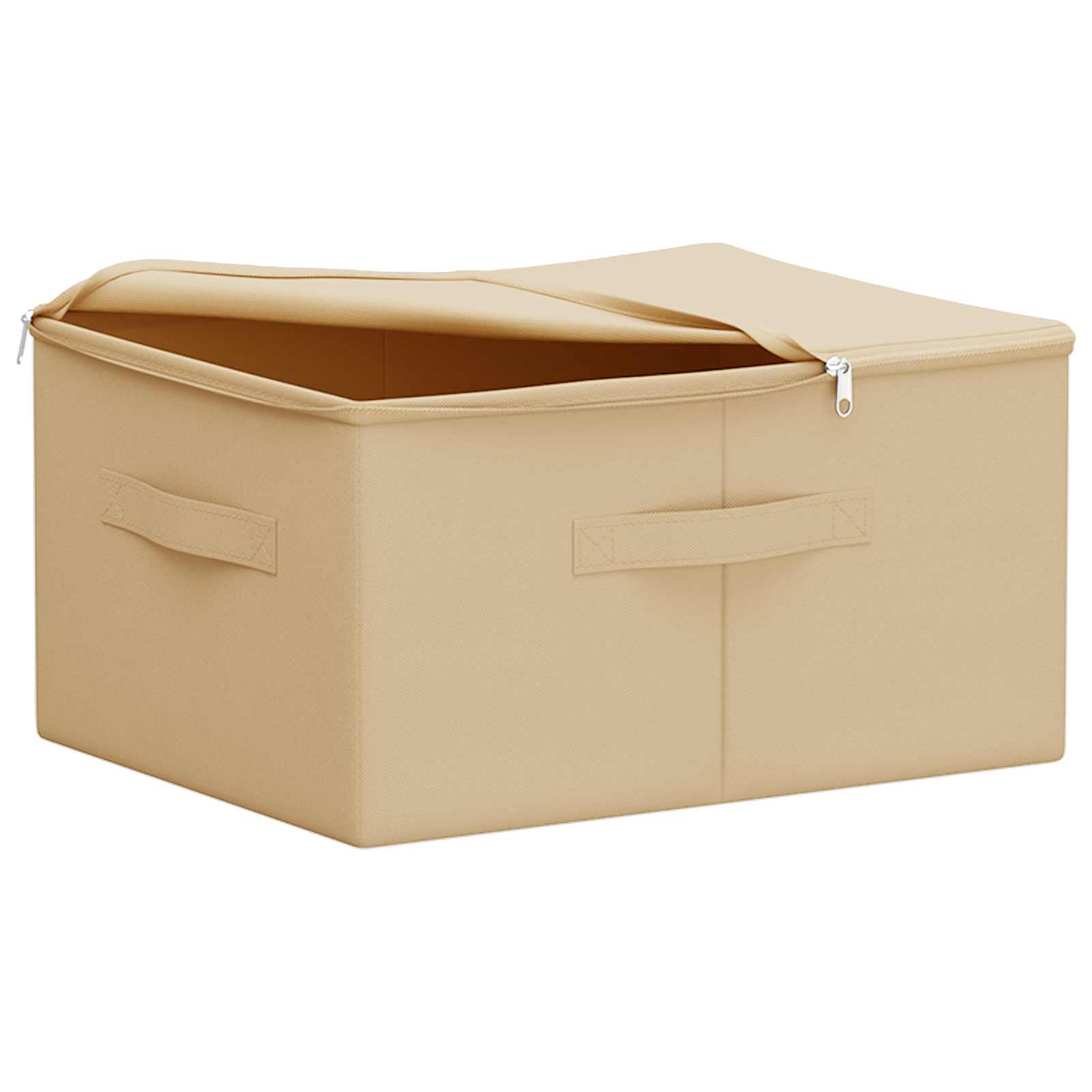 vidaXL Skrzynia do przechowywania 24 pcs kremowy 50 x 30 x 25 cm
