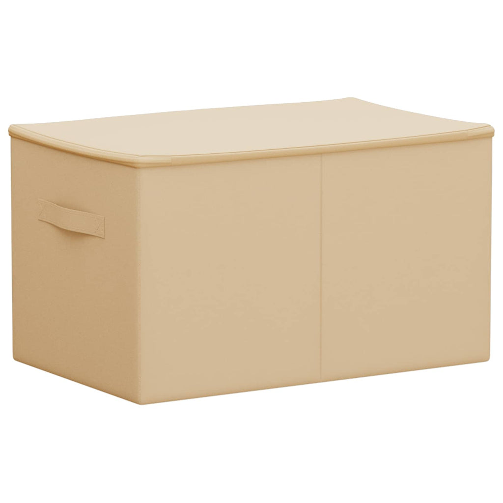 vidaXL Skrzynia do przechowywania 6 pcs kremowy 55 x 35 x 32 cm