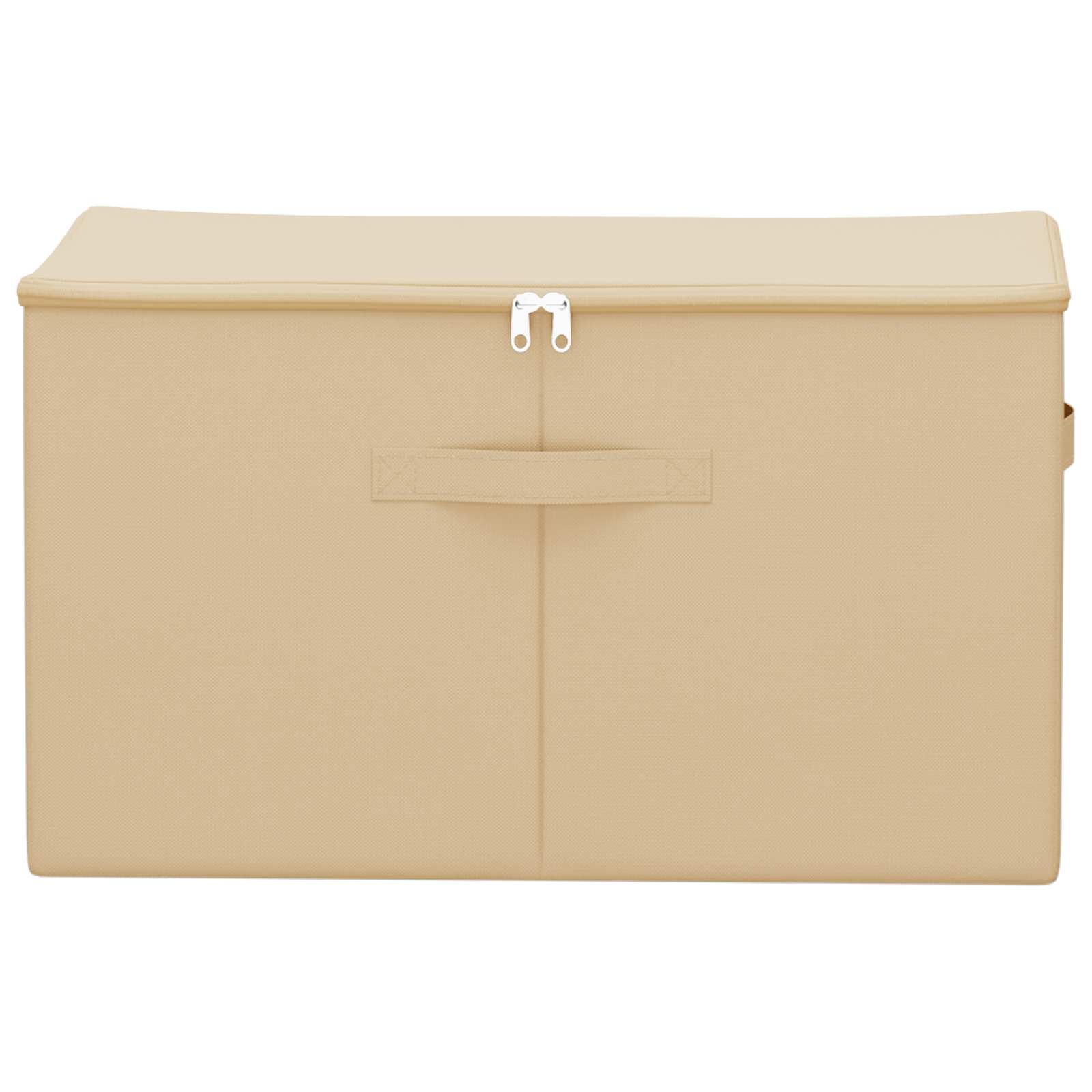 vidaXL Skrzynia do przechowywania 24 pcs kremowy 55 x 35 x 32 cm