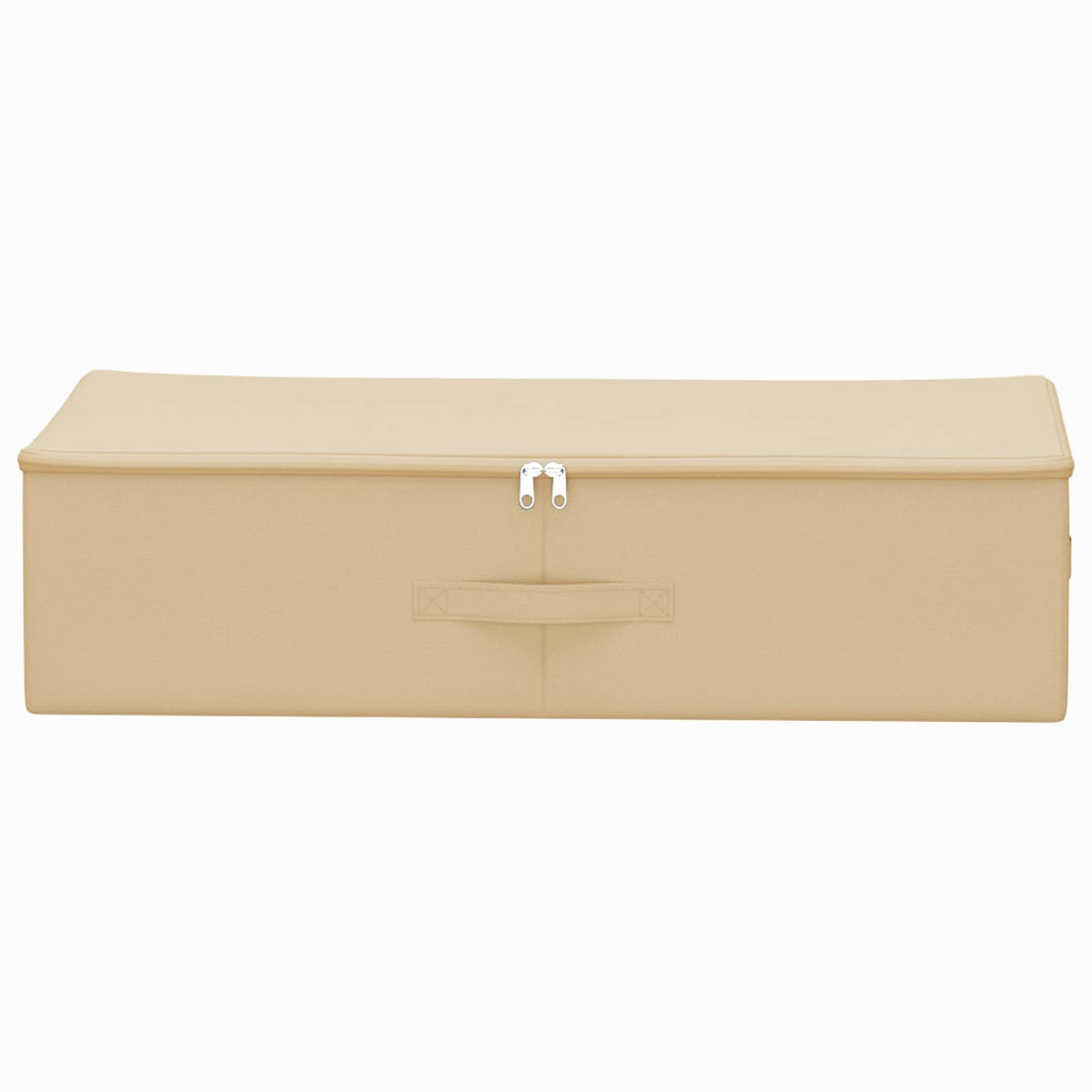 vidaXL Skrzynia do przechowywania 6 pcs kremowy 70 x 40 x 18 cm