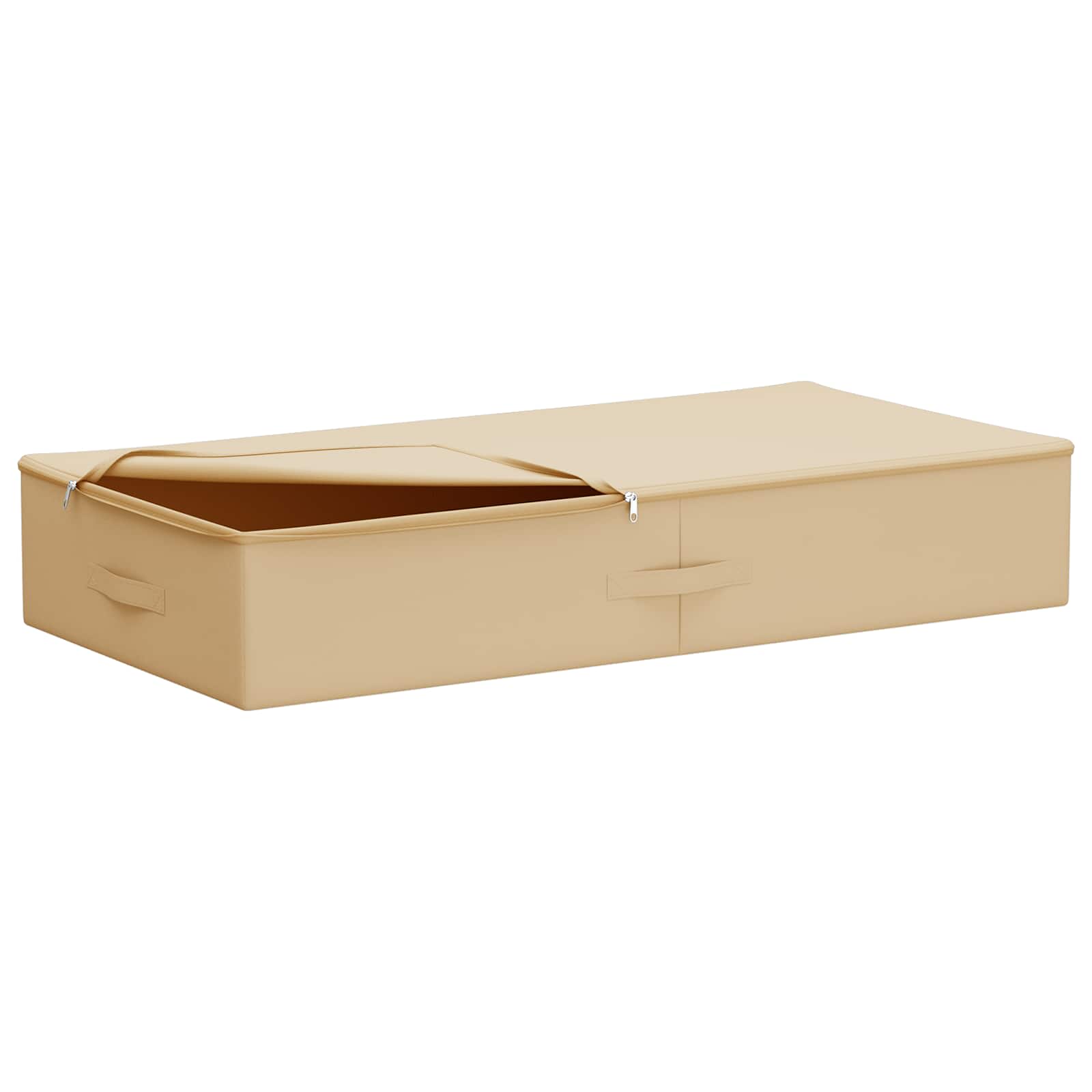 vidaXL Skrzynia do przechowywania 2 pcs kremowy 90 x 48 x 15 cm