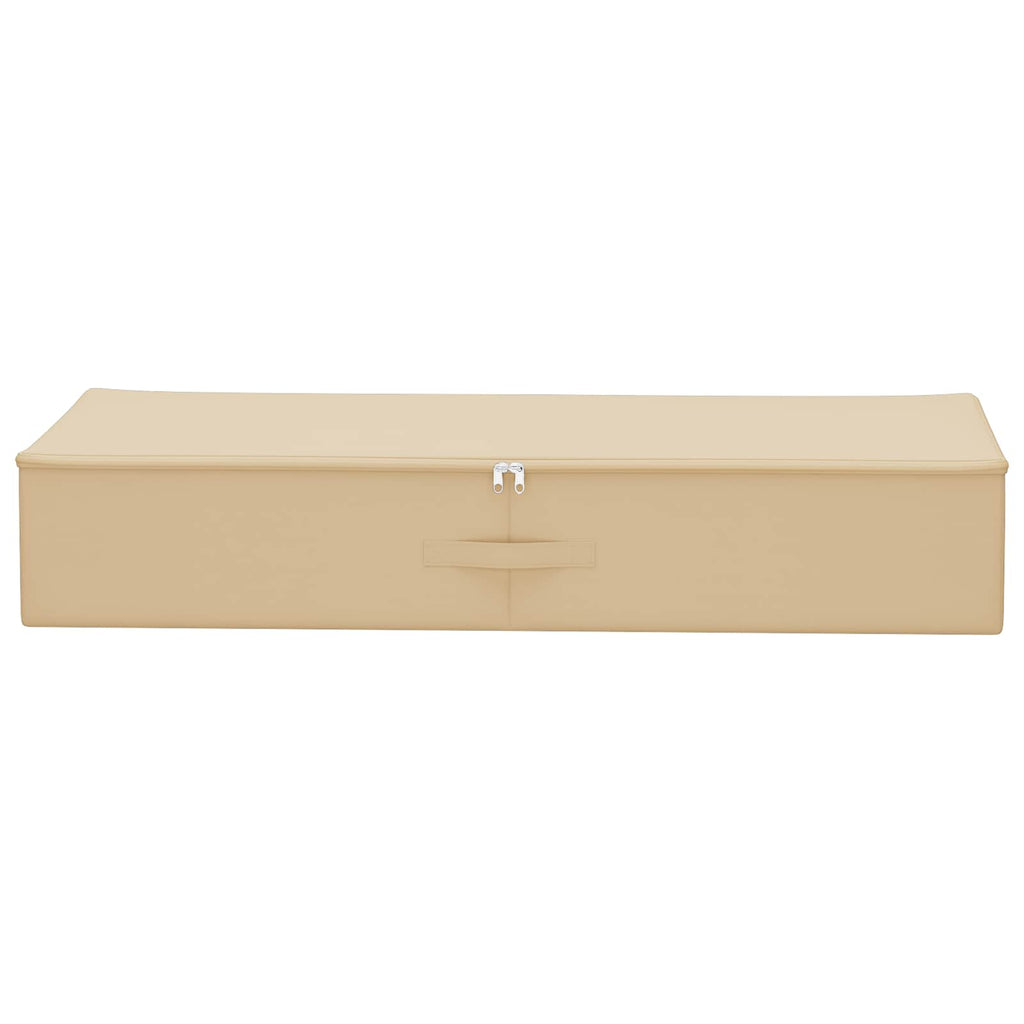 vidaXL Skrzynia do przechowywania 6 pcs kremowy 90 x 48 x 15 cm