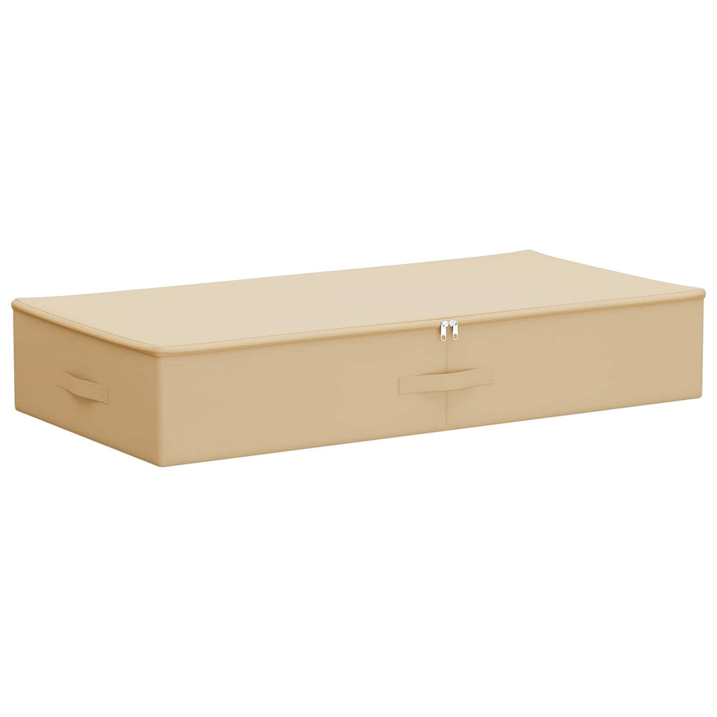 vidaXL Skrzynia do przechowywania kremowy 100 x 50 x 18 cm Włóknina