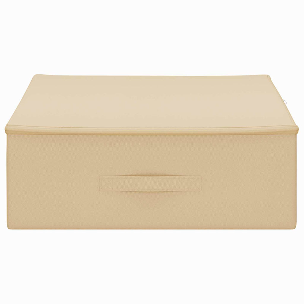 vidaXL Skrzynia do przechowywania 24 pcs kremowy 100 x 50 x 18 cm