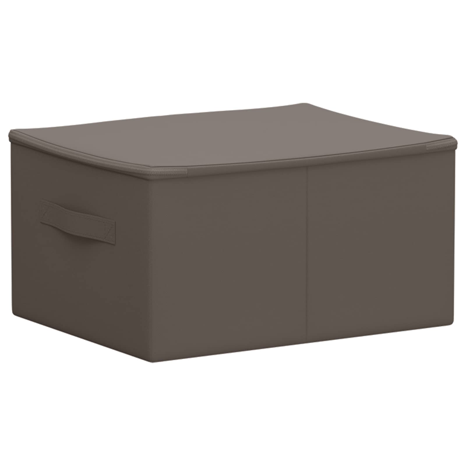 vidaXL Skrzynia do przechowywania 24 pcs Szary 43 x 34 x 23 cm
