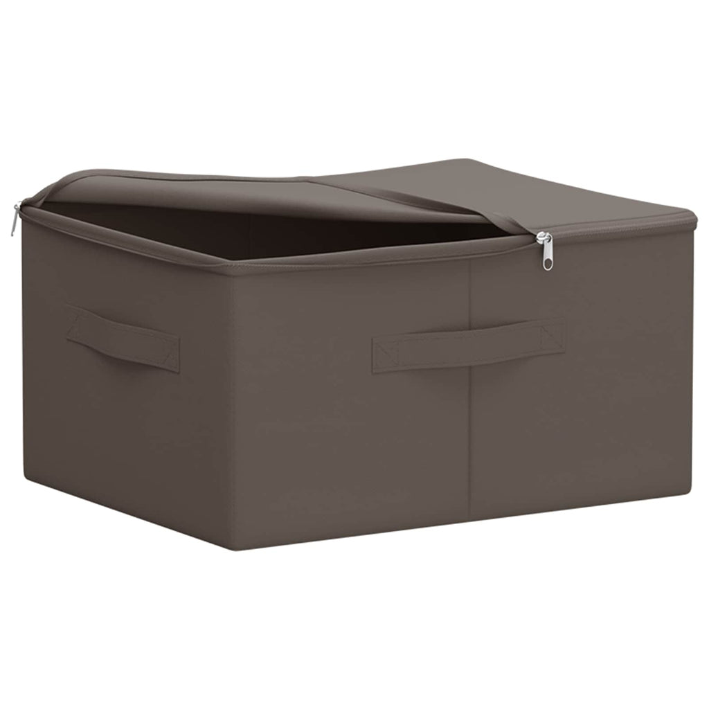 vidaXL Skrzynia do przechowywania 24 pcs Szary 50 x 30 x 25 cm