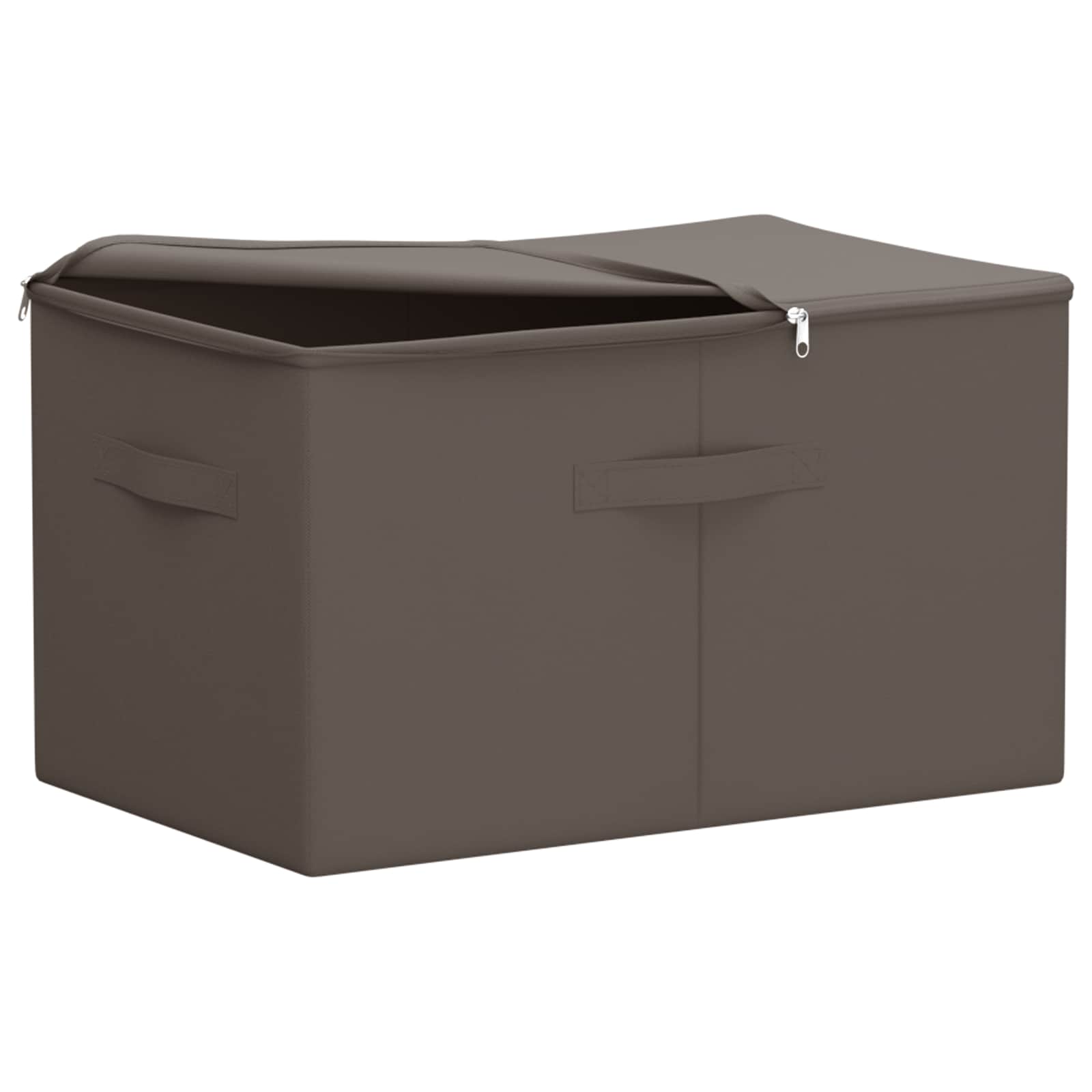 vidaXL Skrzynia do przechowywania 24 pcs Szary 60 x 43 x 35 cm