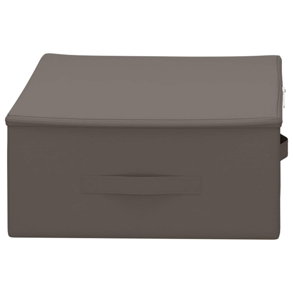 vidaXL Skrzynia do przechowywania 24 pcs Szary 70 x 40 x 18 cm