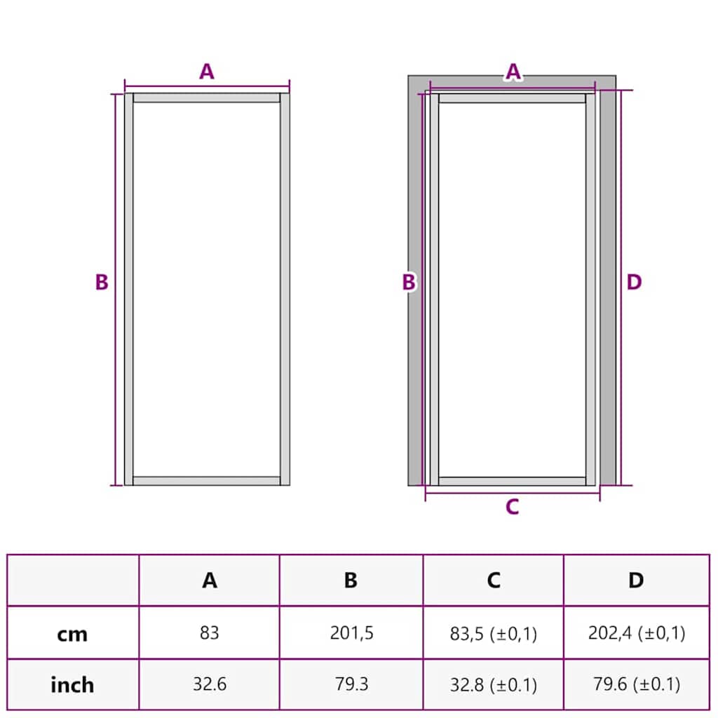 vidaXL Drzwi domowe 83 x 201,5 x 3,5 cm Aluminium i szkło hartowane