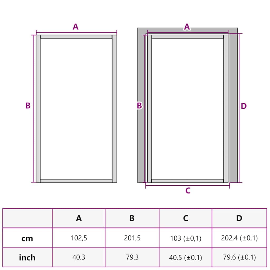 vidaXL Drzwi domowe 102 x 201,5 x 3,5 cm Aluminium i szkło hartowane