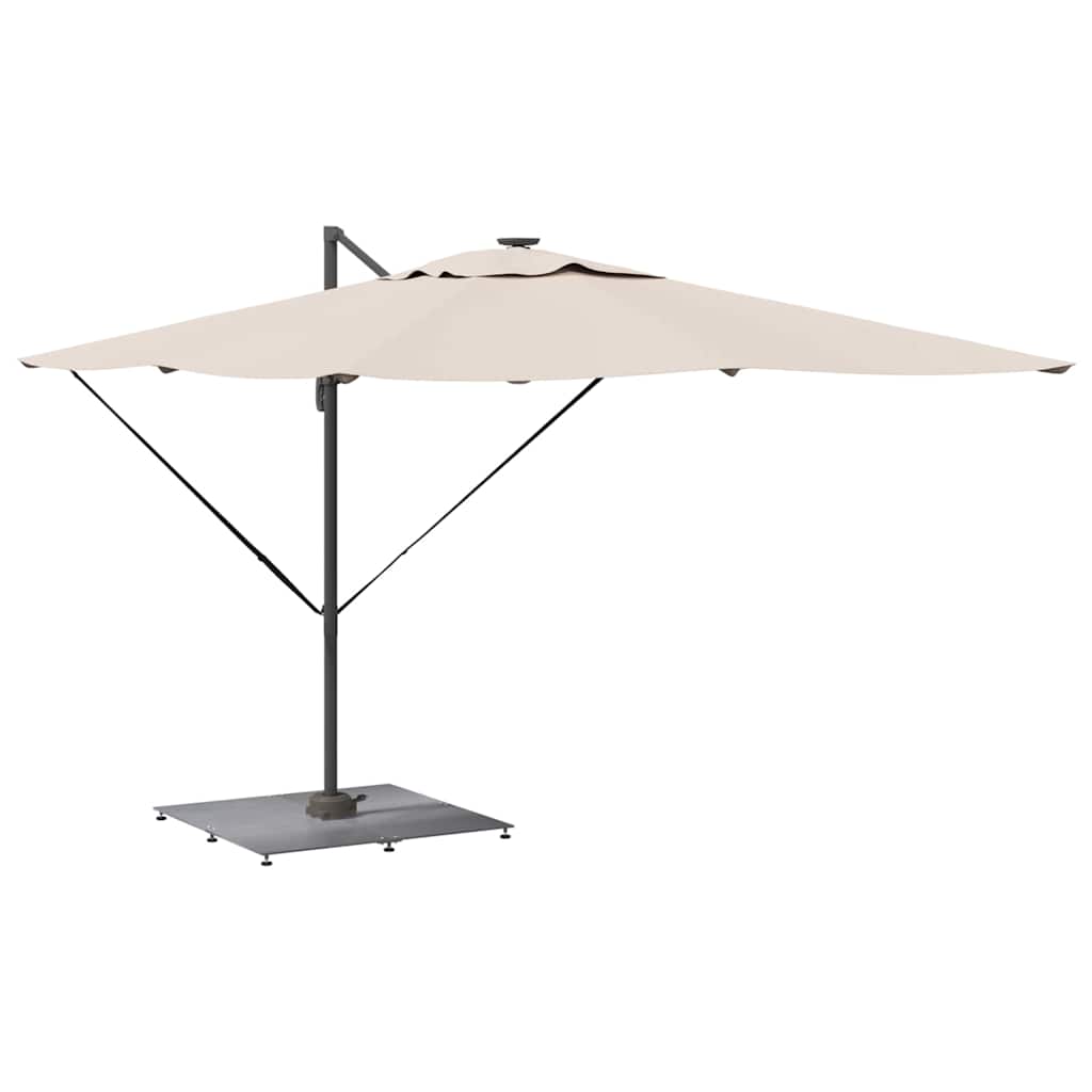 vidaXL Podstawa do parasola Wygląd ciemnego szarego drewna