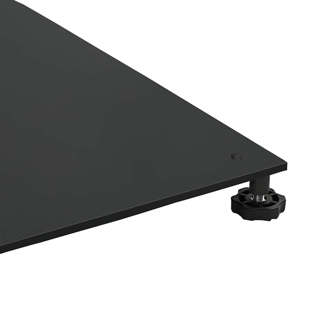 vidaXL Podstawa do parasola Czarny 100 x 100 x 4 cm Stal