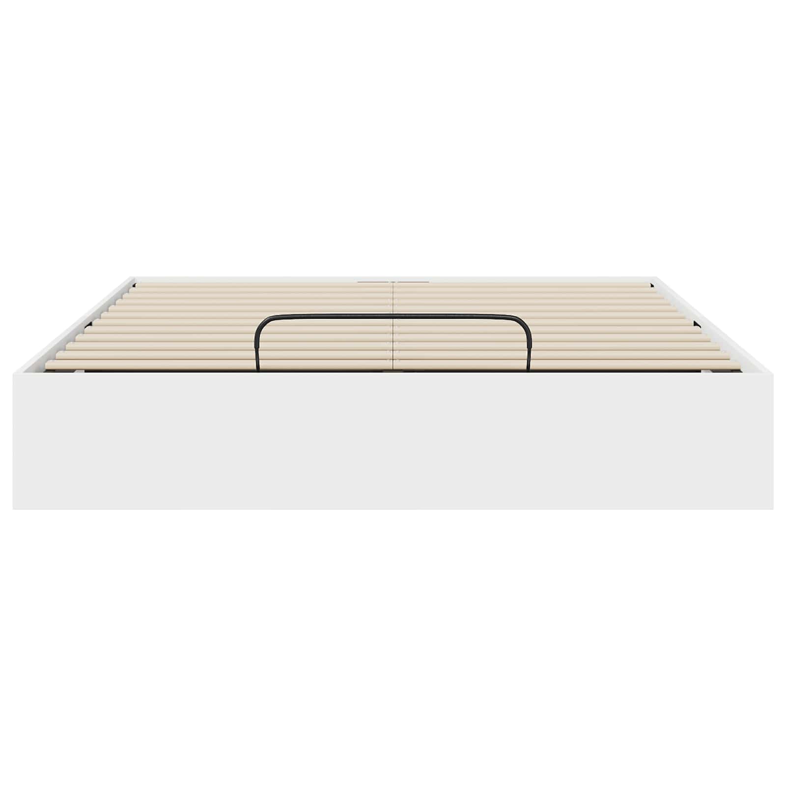 vidaXL Łóżko otomanowe Biały 203 x 150 x 25 cm Drewno inżynieryjne