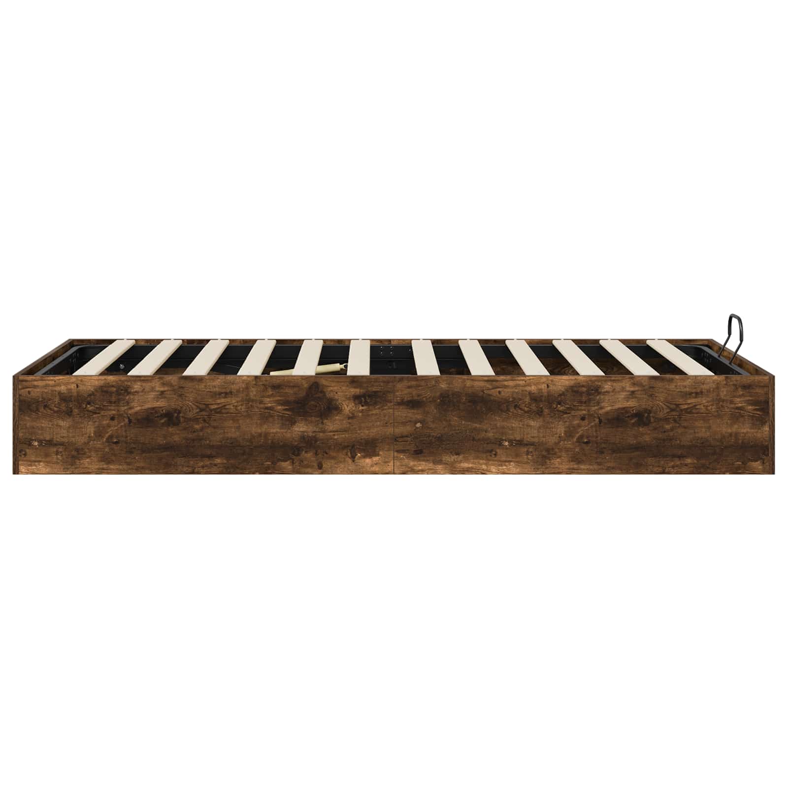 vidaXL Łóżko otomanowe z przechowywaniem Dąb Wędzony 203 x 100 x 25 cm