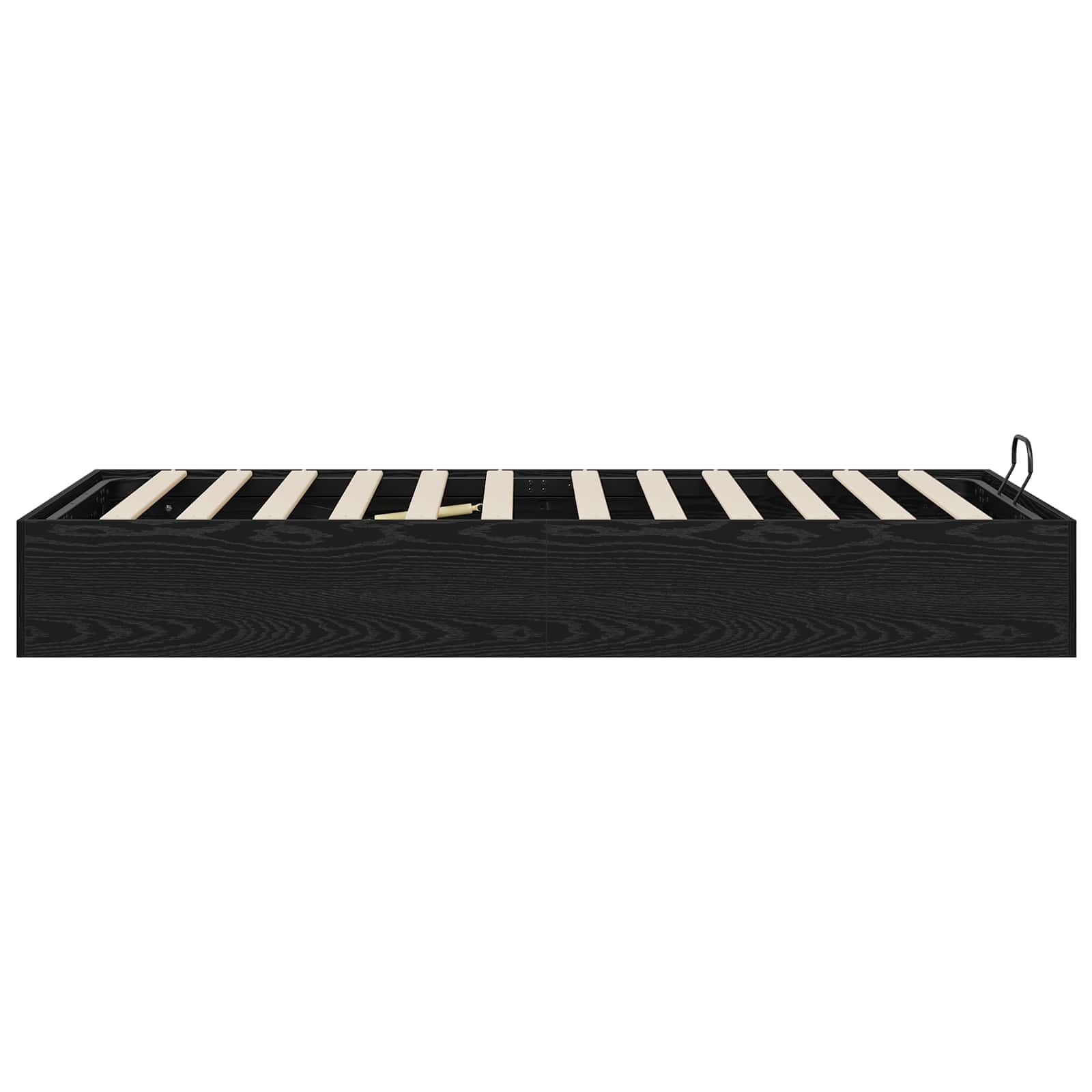 vidaXL Łóżko otomanowe Czarny Dąb 80,5 x 200 cm Drewno inżynieryjne