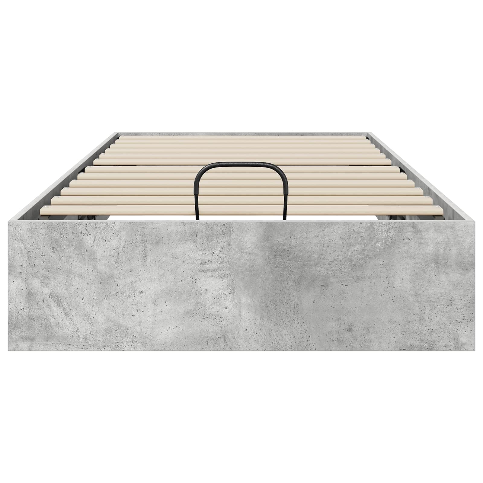 vidaXL Łóżko otomanowe z przechowywaniem Betonowy Szary 80,5 x 200 cm