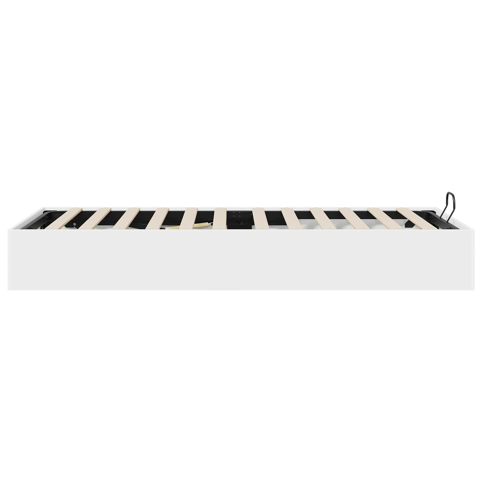 vidaXL Łóżko otomanowe Biały 193 x 90 x 25 cm Drewno inżynieryjne