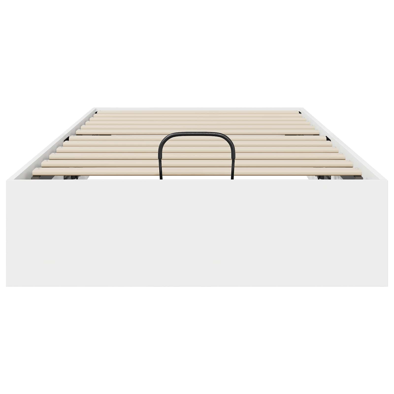 vidaXL Łóżko otomanowe Biały 75,5 x 190 cm Drewno inżynieryjne