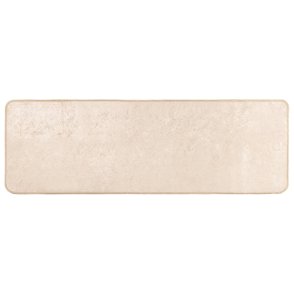 vidaXL Chodnik dywanowy MARSA Kremowy 50 x 150 cm Poliester i PVC