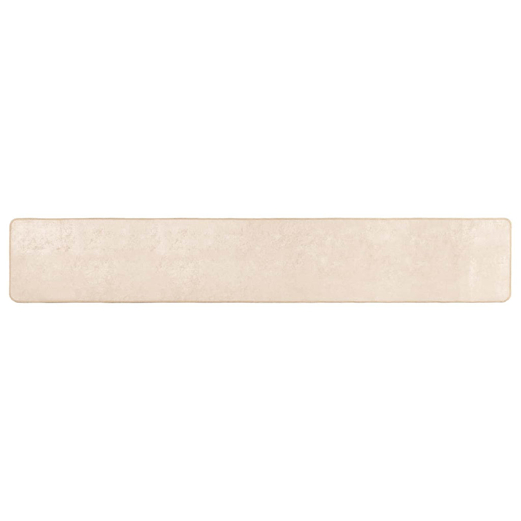 vidaXL Chodnik dywanowy MARSA Kremowy 50 x 250 cm Poliester i PVC