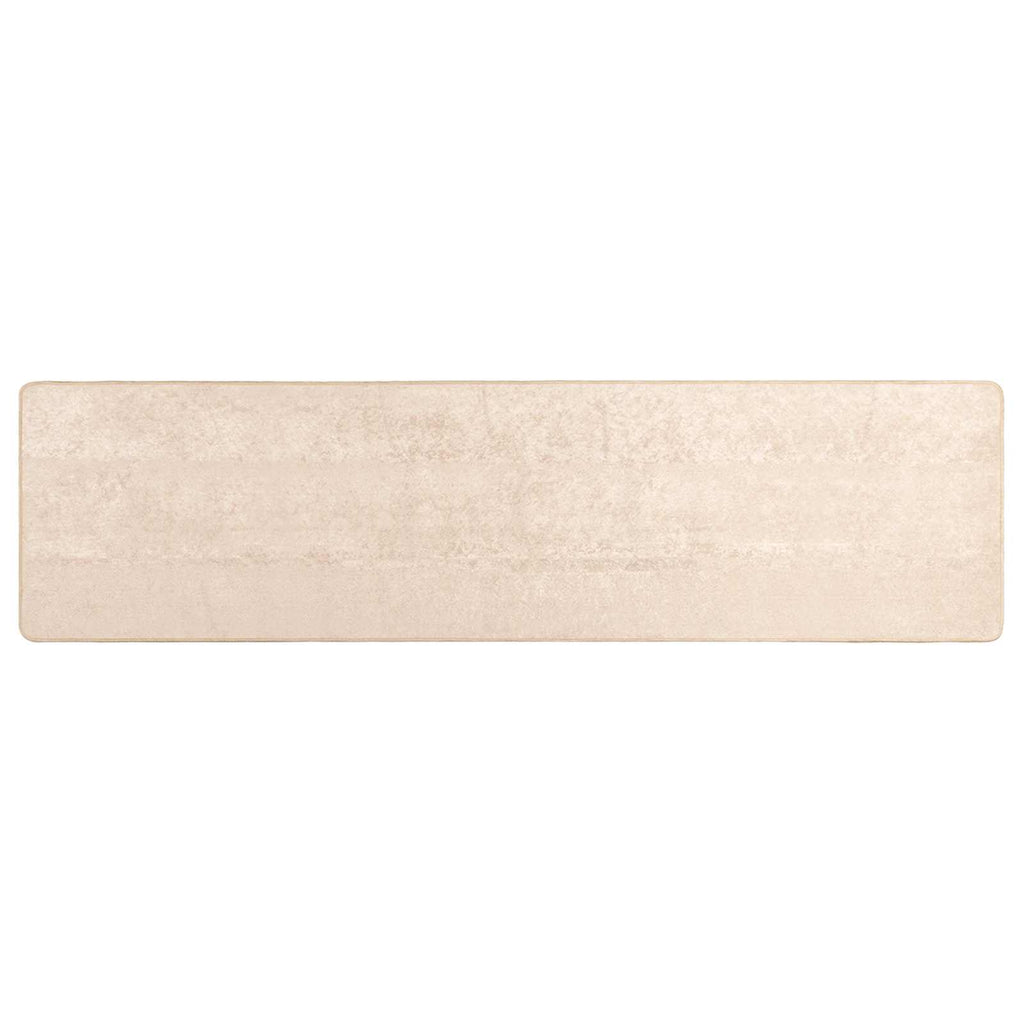 vidaXL Chodnik dywanowy MARSA Kremowy 80 x 250 cm Poliester i PVC