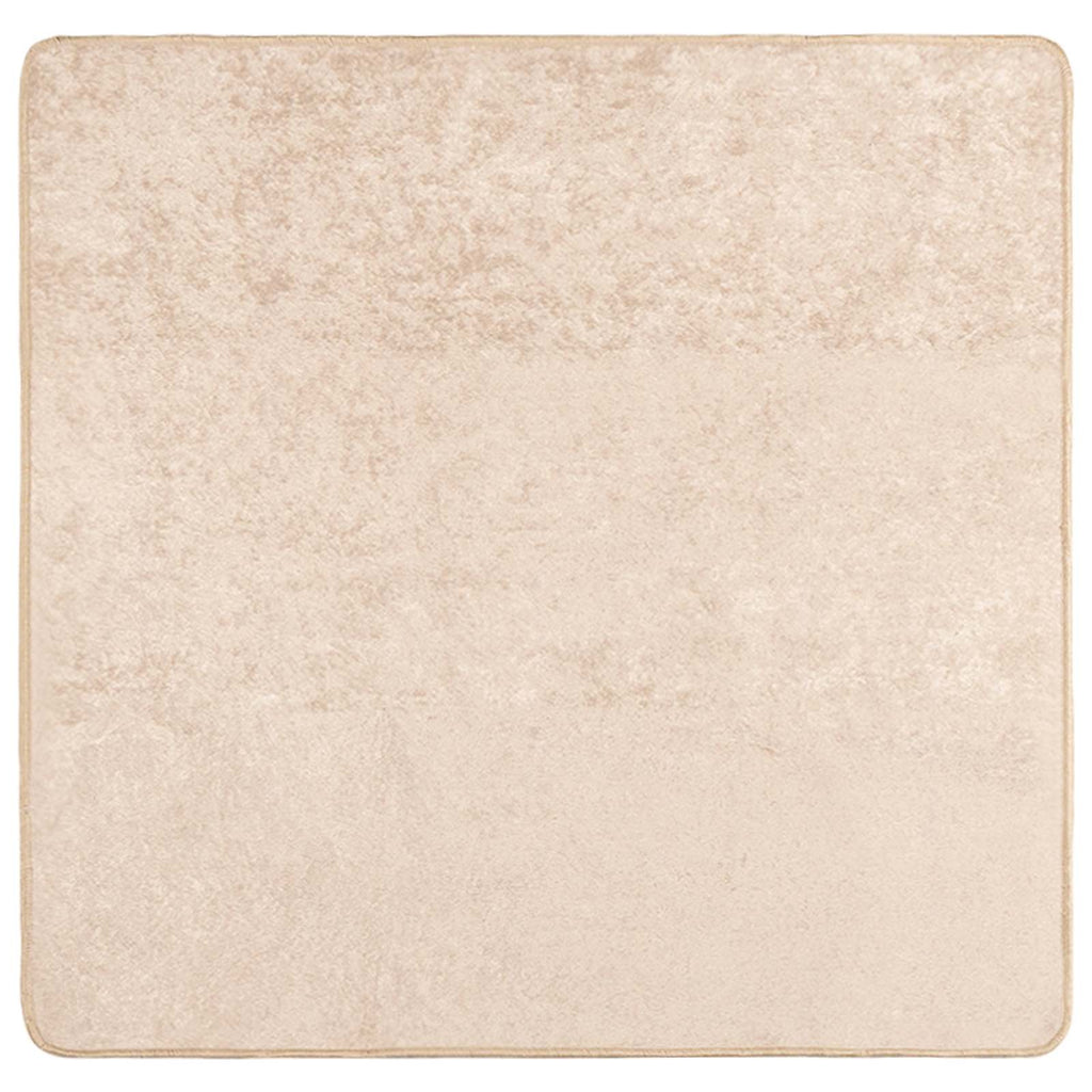vidaXL Chodnik dywanowy MARSA Kremowy 100 x 100 cm Poliester i PVC