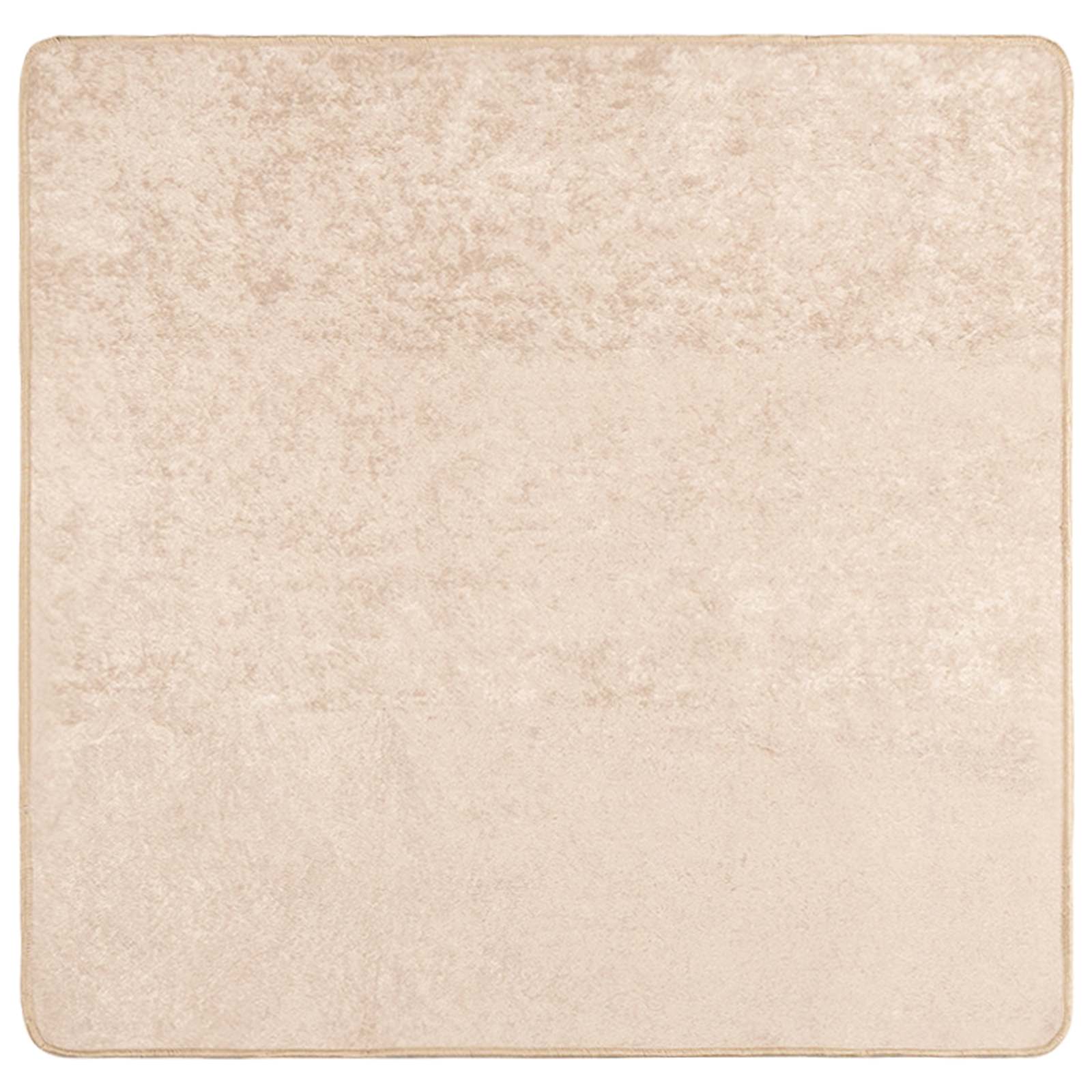 vidaXL Chodnik dywanowy MARSA Kremowy 100 x 100 cm Poliester i PVC