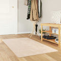 vidaXL Chodnik dywanowy MARSA Kremowy 100 x 150 cm Poliester i PVC