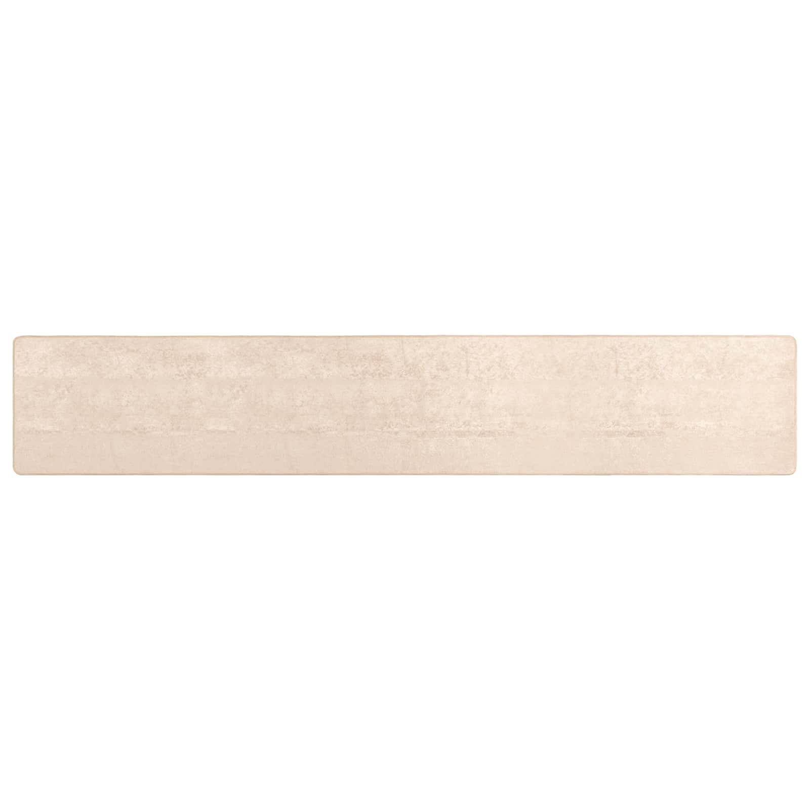 vidaXL Chodnik dywanowy MARSA Kremowy 100 x 400 cm Poliester i PVC