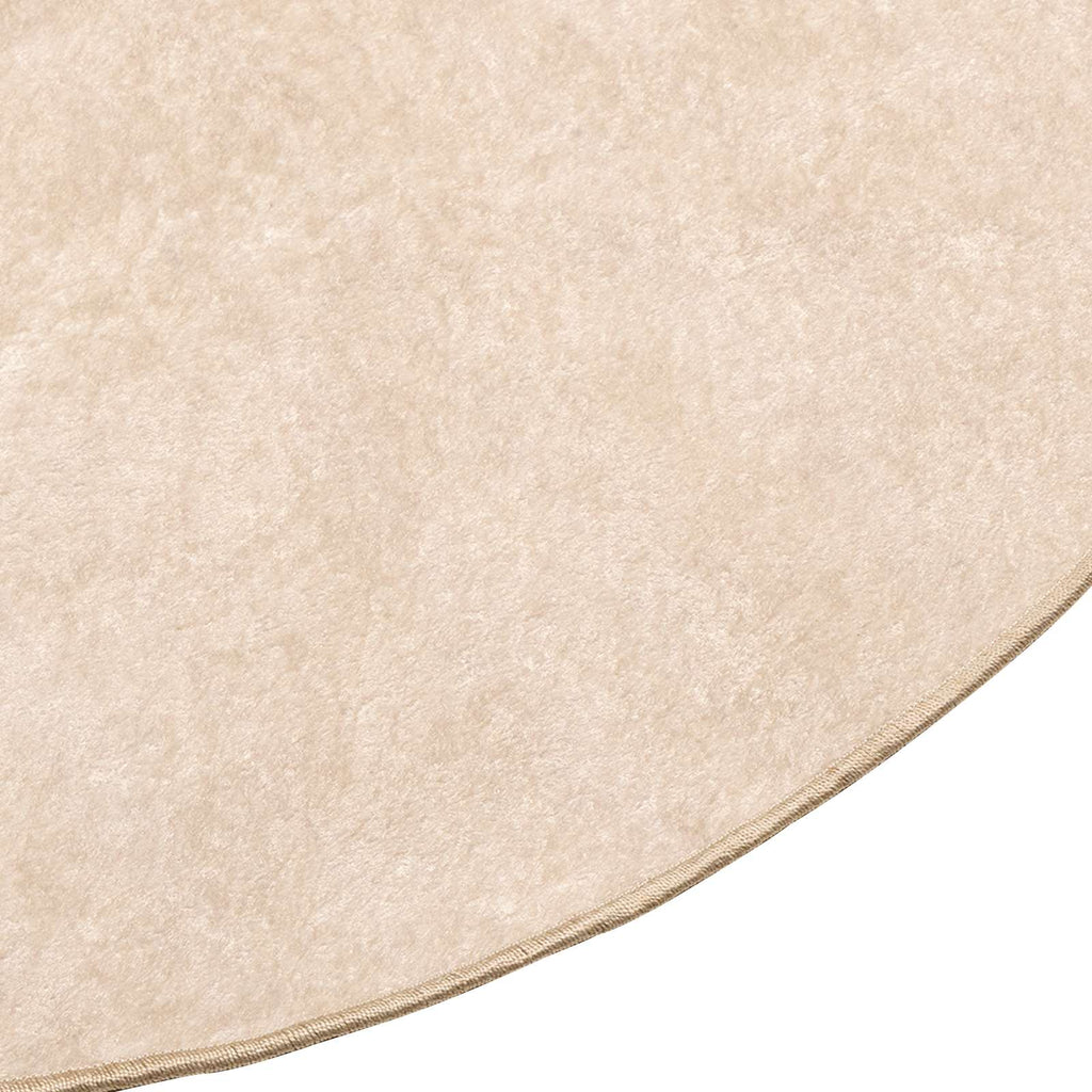 vidaXL Chodnik dywanowy MARSA Kremowy 120 x 120 cm Poliester i PVC