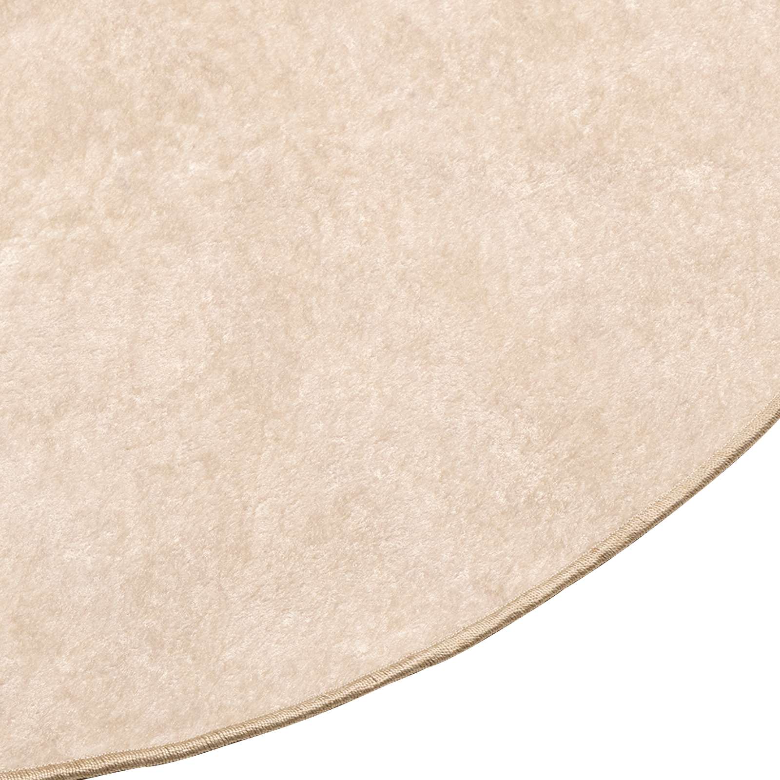 vidaXL Chodnik dywanowy MARSA Kremowy 120 x 120 cm Poliester i PVC