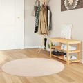vidaXL Chodnik dywanowy MARSA Kremowy 120 x 120 cm Poliester i PVC