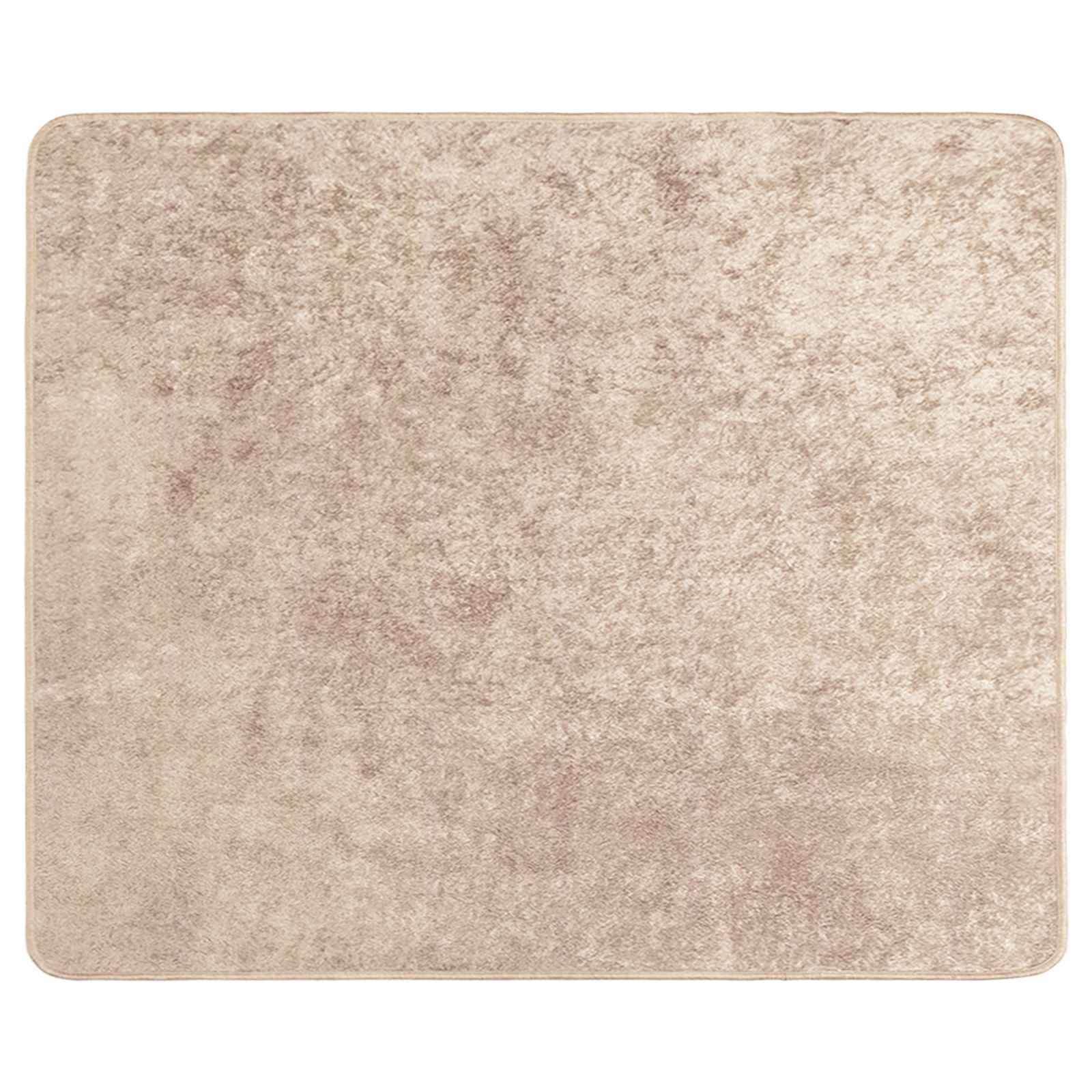 vidaXL Chodnik dywanowy MARSA Beżowy 80 x 100 cm Poliester i PVC