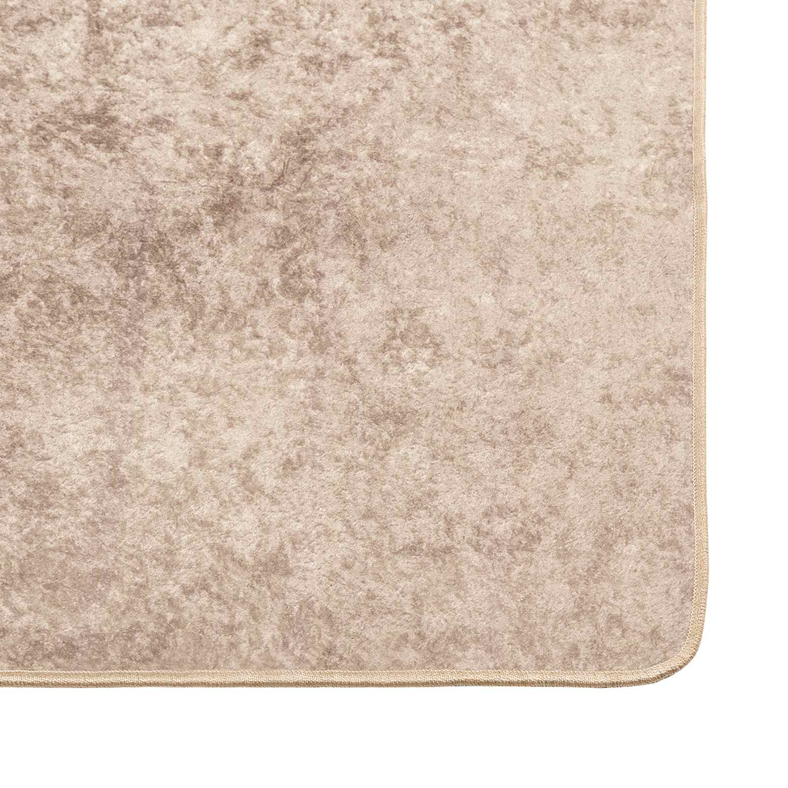 vidaXL Chodnik dywanowy MARSA Beżowy 80 x 200 cm Poliester i PVC