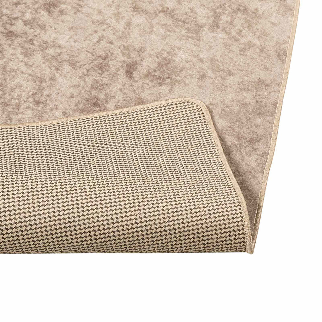 vidaXL Chodnik dywanowy MARSA Beżowy 80 x 400 cm Poliester i PVC