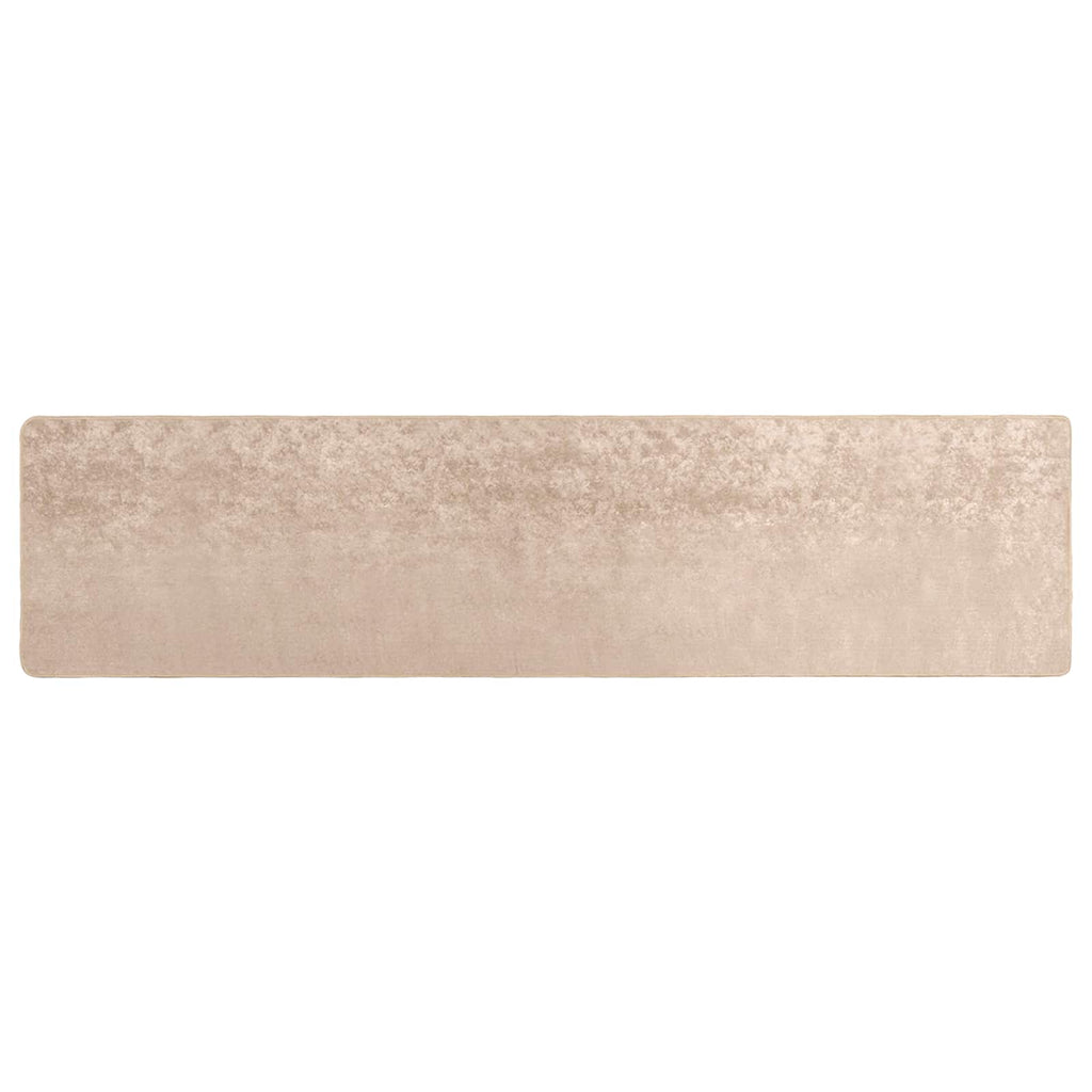 vidaXL Chodnik dywanowy MARSA Beżowy 80 x 450 cm Poliester i PVC
