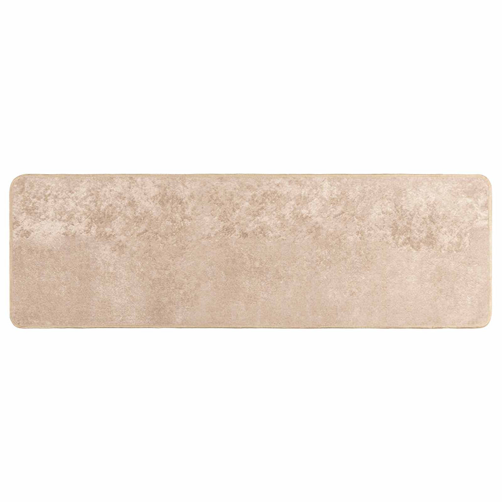 vidaXL Chodnik dywanowy MARSA Beżowy 100 x 350 cm Poliester i PVC