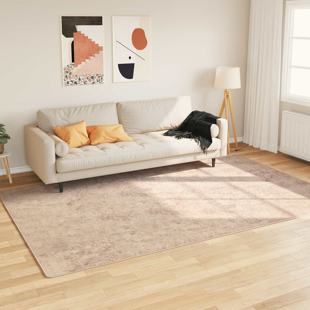 vidaXL Chodnik dywanowy MARSA Beżowy 150 x 230 cm Poliester i PVC